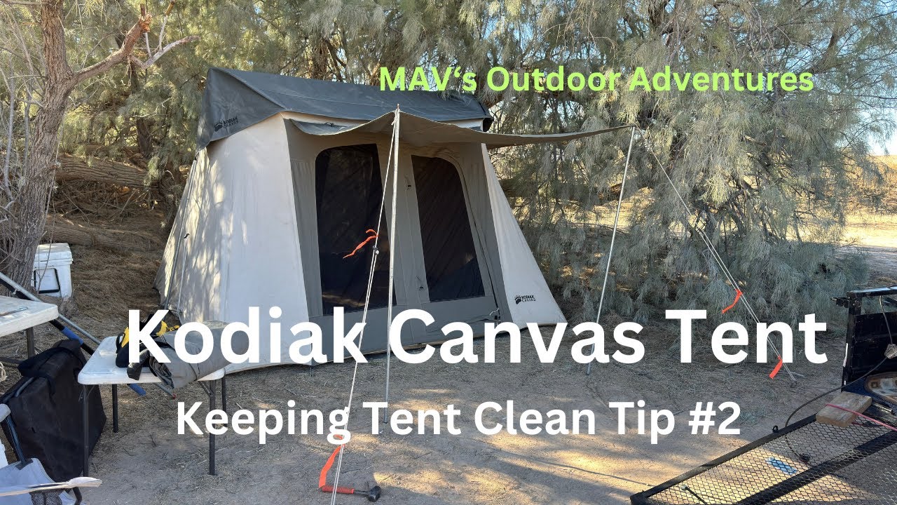 Как содержать палатку Kodiak Canvas в чистоте: совет, выпуск 2 #kodiakcanvastent #kodiakcanvas