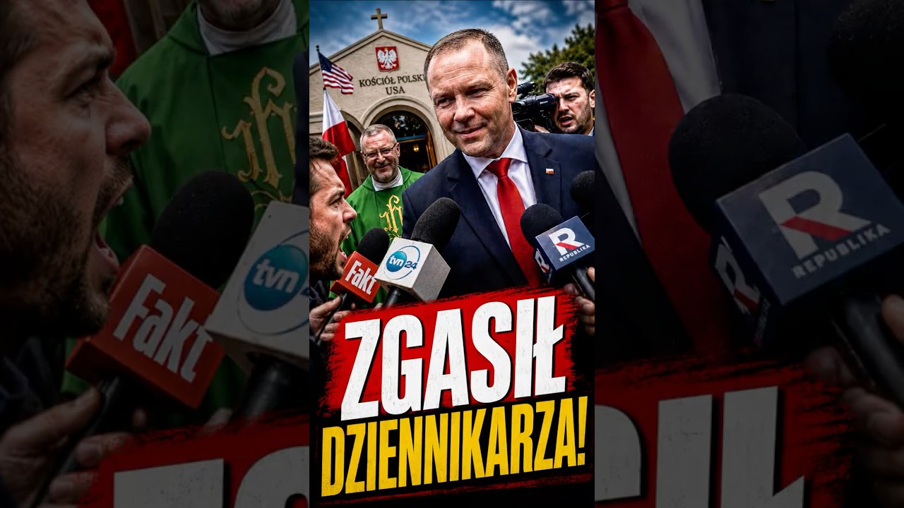 Szok w USA! Karol Nawrocki MIAŻDŻY dziennikarzy! #shorts #polska #usa