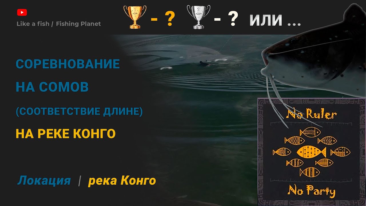 Fishing Planet - Соревнование на Сомов на реке Конго (соответствие длине) - Будет нескучно!