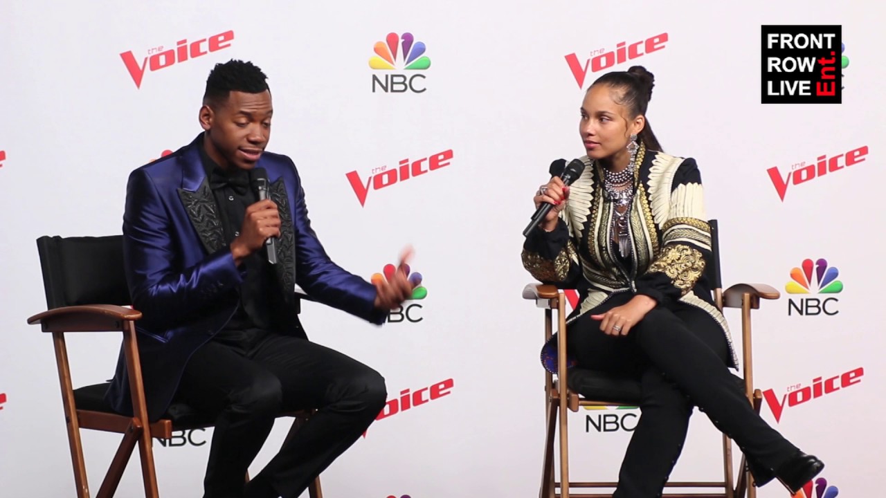 Chris Blue & Alicia Keys Press Conference The Voice Season 12 Finale