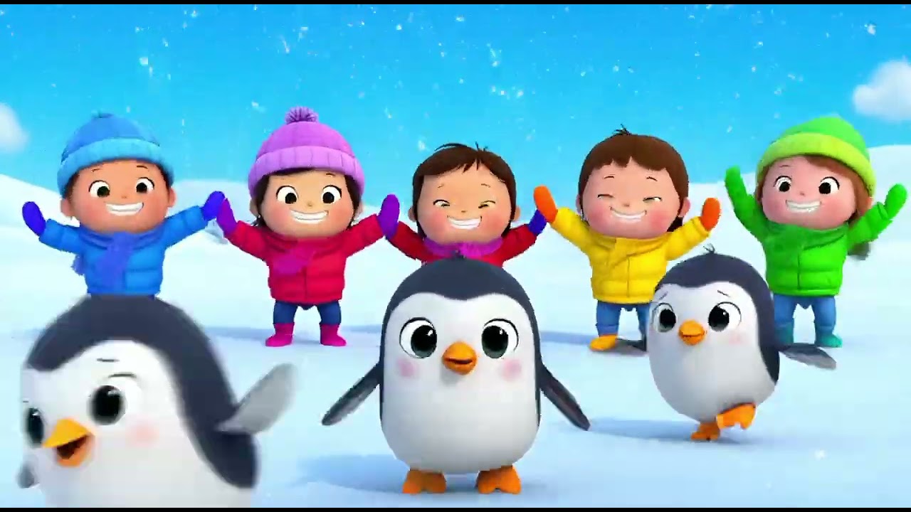 Penguin parade kids rhyme