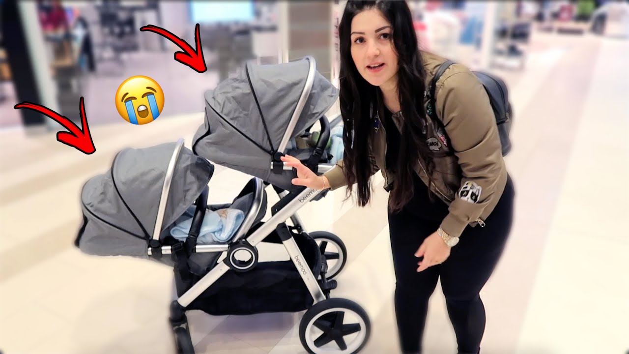 اول طلعة مع التوأم بعد الولادة ! صارو يبكو😩