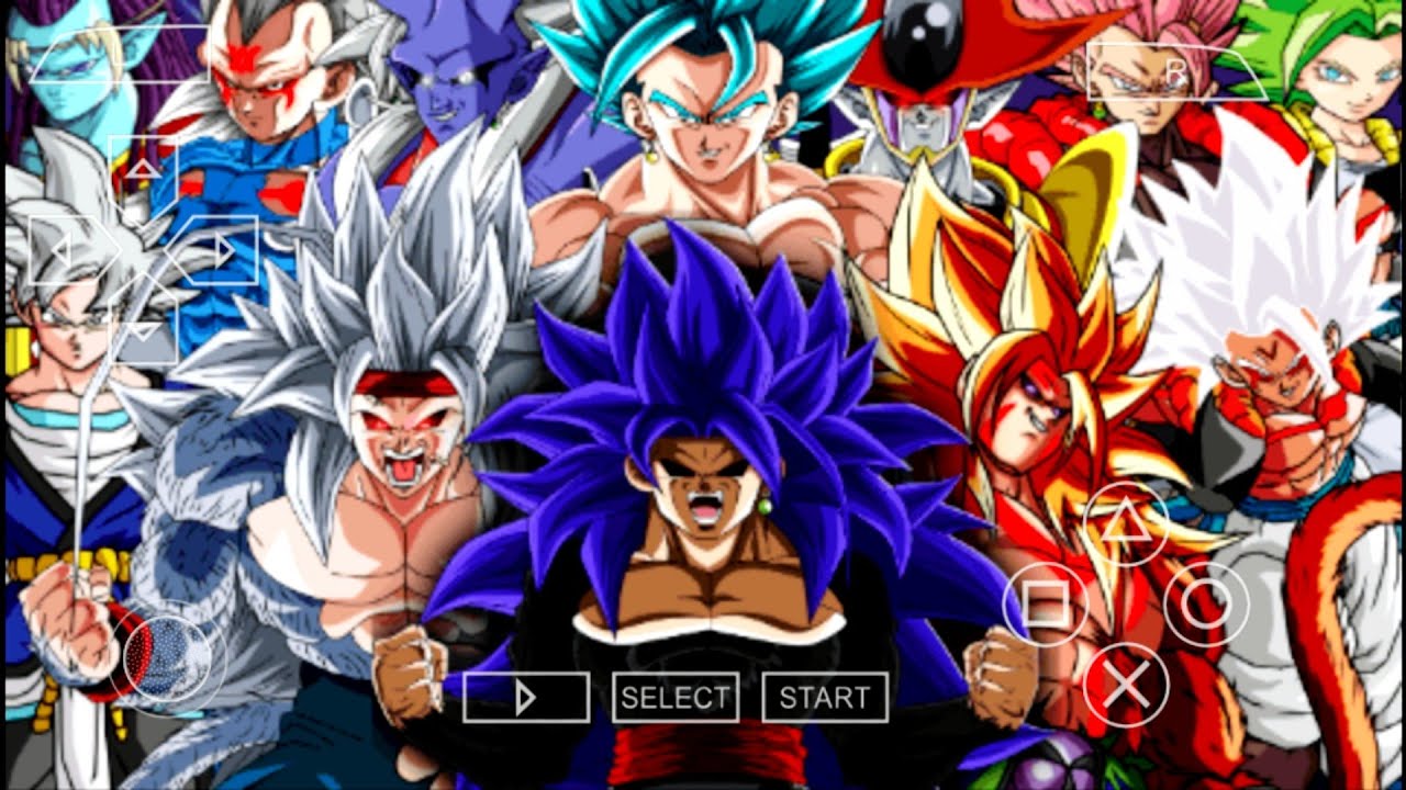 New mod dbz ttt Dragonball AF Ultra MOD psp #dbheros #dragoball #gokugoku #dbzttt 