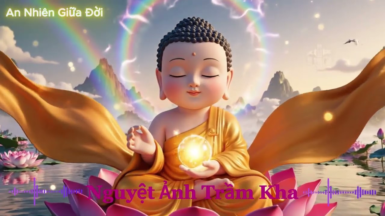 NGUYỆT ẢNH TRẦM KHA - Nhạc Phật Chữa Lành - Khởi Đầu Ngày Mới An Nhiên & May Mắn | An Nhiên Giữa Đời