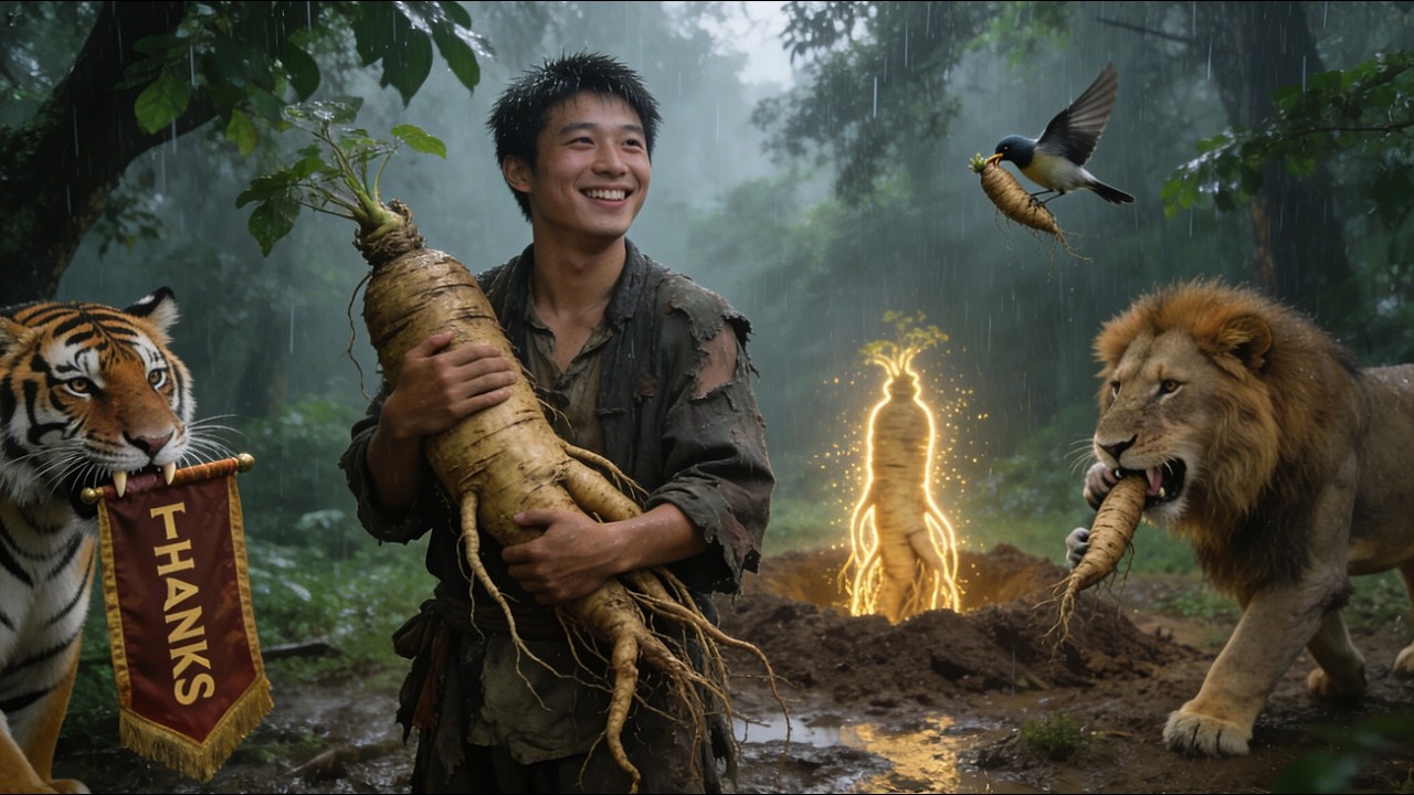 【FULL】🔥Lions And Tigers Bring Ganoderma Ginseng!I Gain The Ability To Talk To Animals And Gets Rich