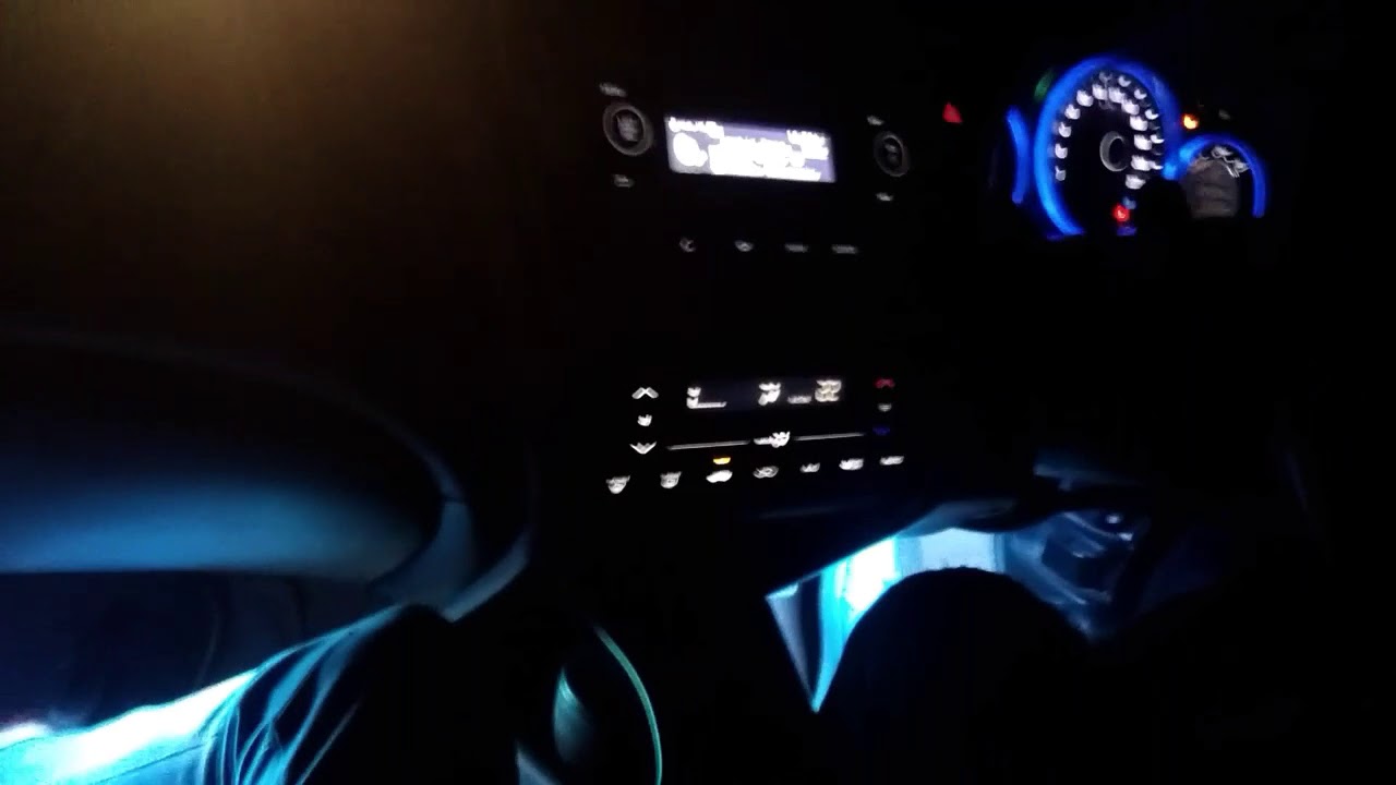 led glow interior lights honda city