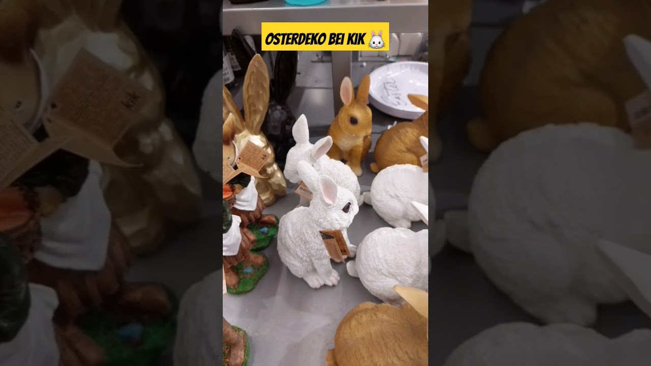 OSTERDEKO BEI KIK 🐇 #kik #easter #shortvideo #easterbunny #tulips #tulpen #Oster #shorts #shopping