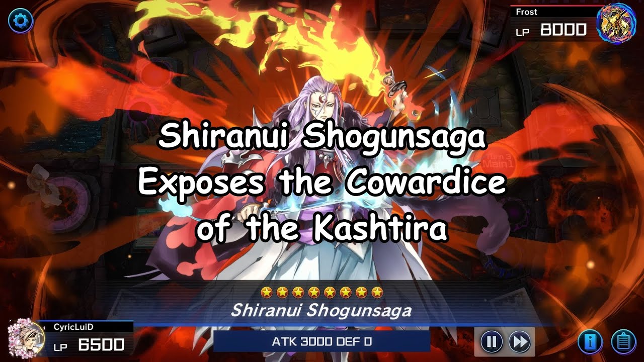 Yu-Gi-Oh! Master Duel | Shiranui Shogunsaga Exposes the Cowardice of the Kashtira