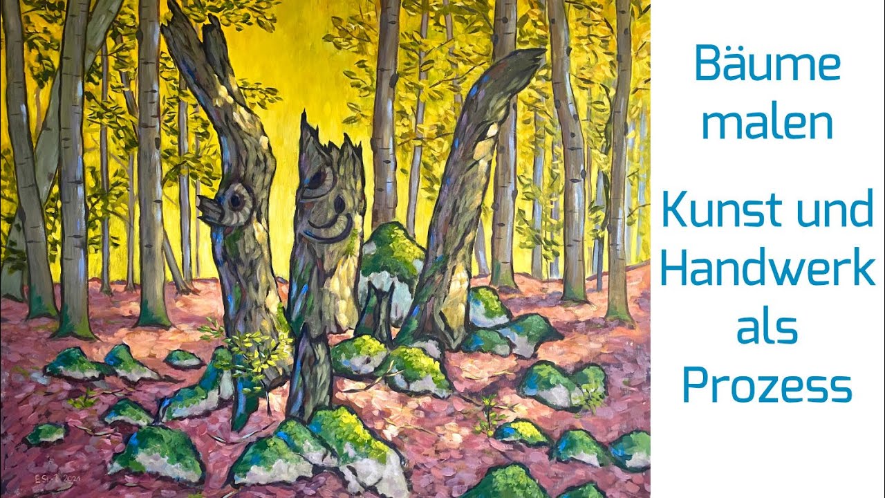 Bäume malen: Kunst und Handwerk als Prozess
