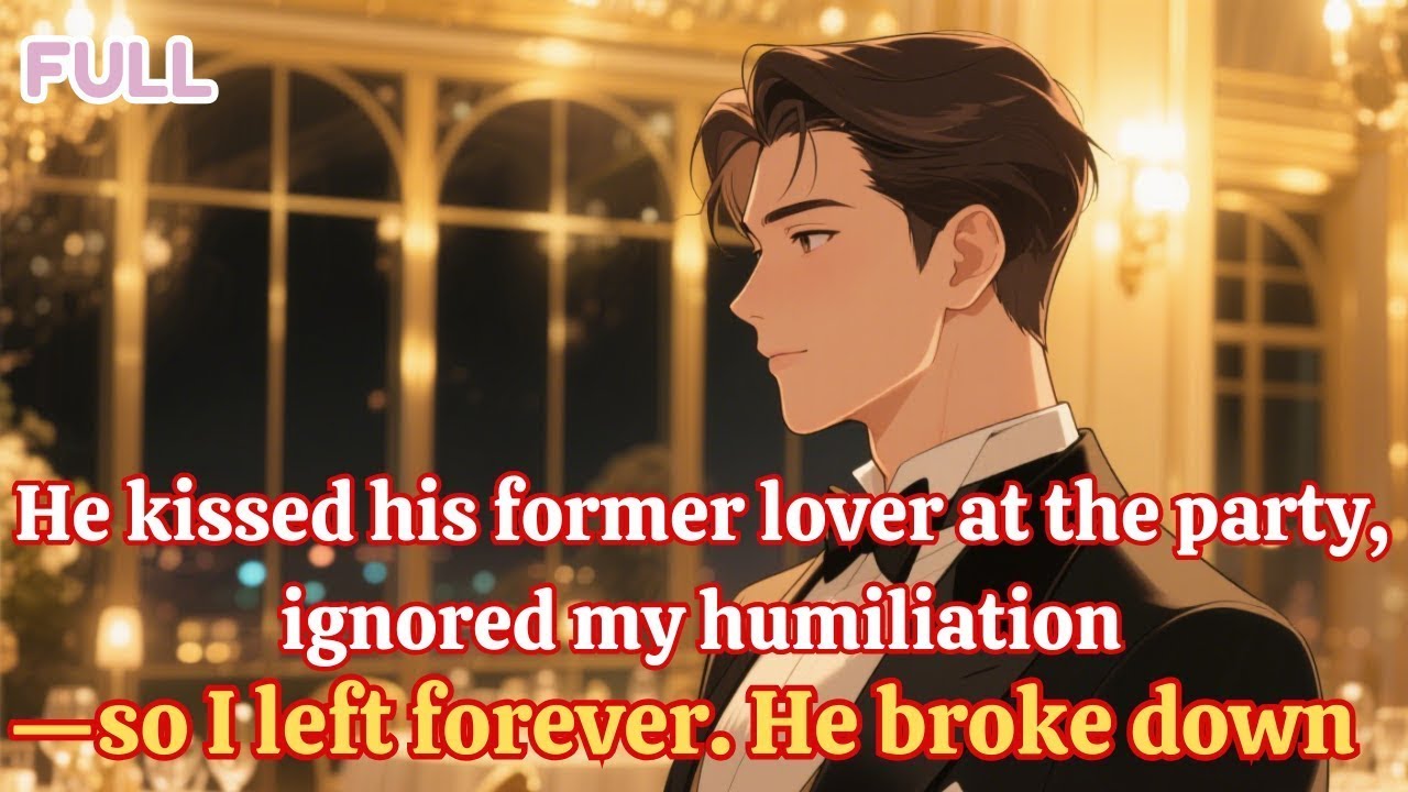 He kissed his former lover at the party, ignored my humiliation—so I left forever  He broke down