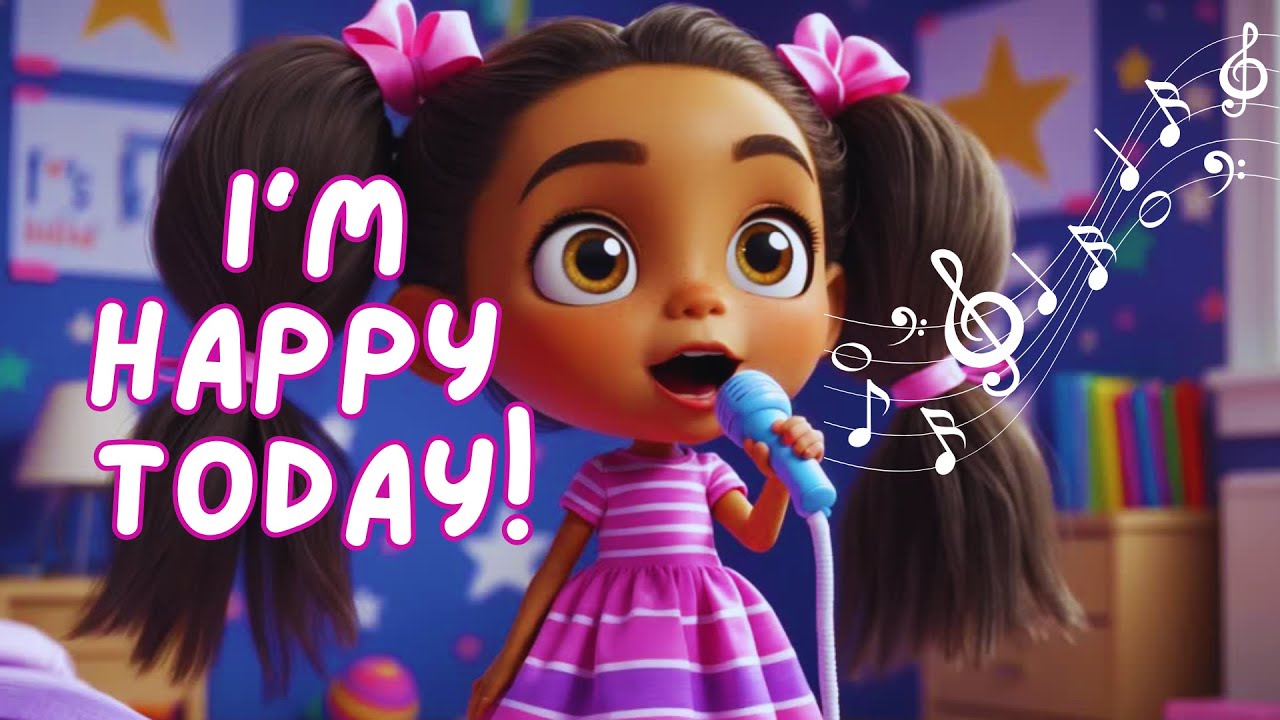🎶 I'm Happy Today | Joyful Kids Gospel Song About Jesus | Reggae Beat | Christian Music for Children