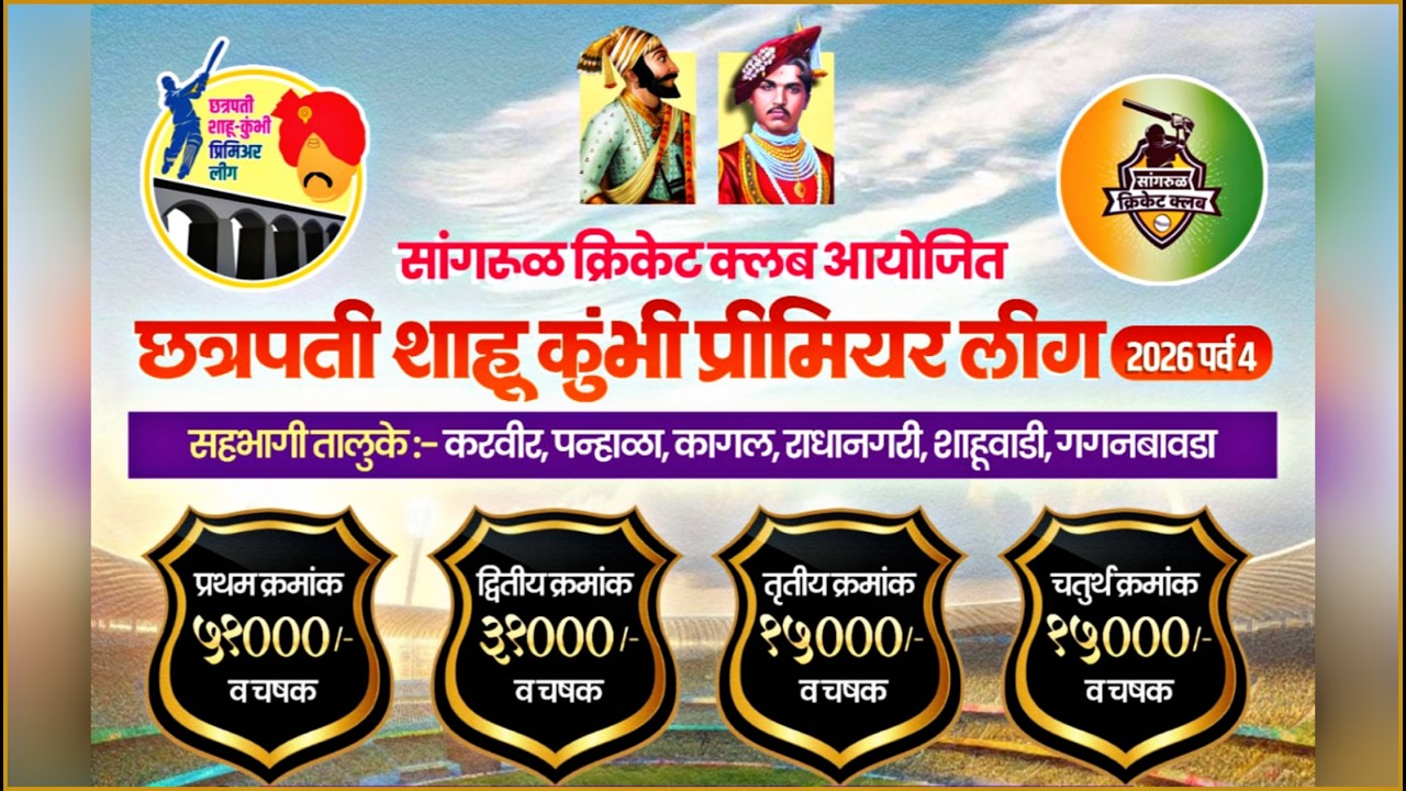 Clash of 6 Talukas | Chhatrapati Shahu Kumbhi Premier League 2026 | S - 4 |  KDC LIVE