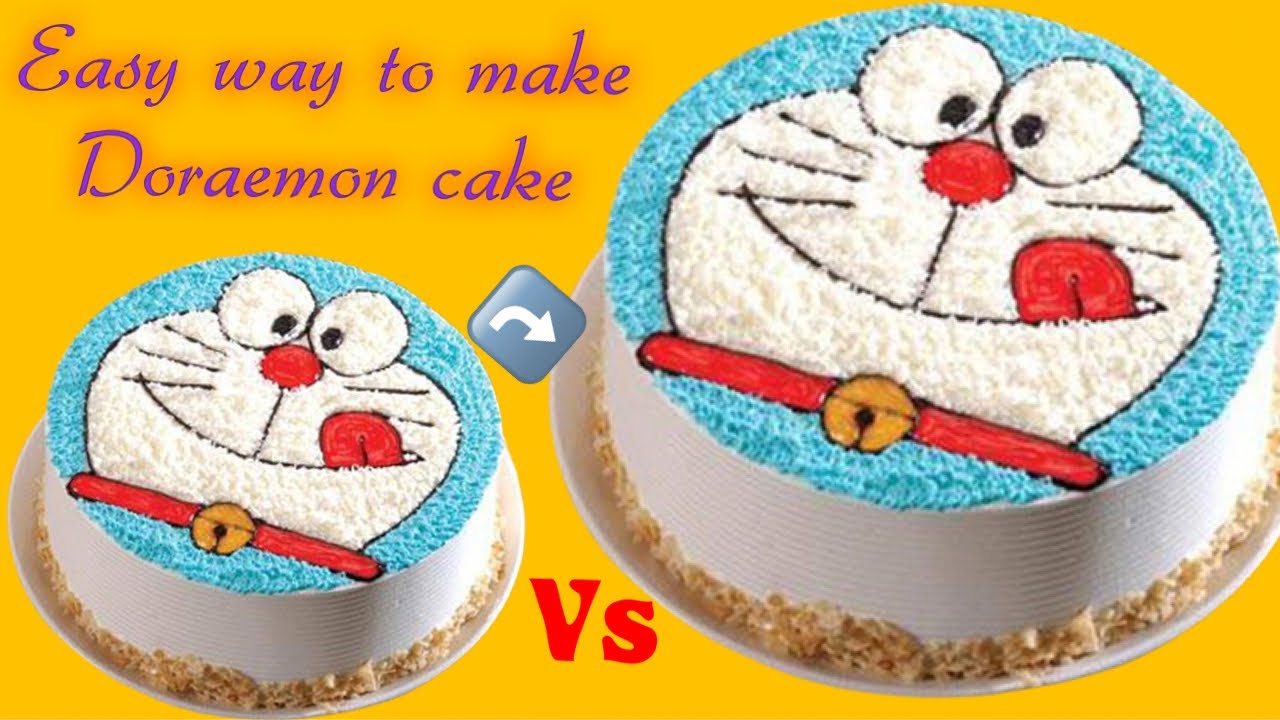 आसानी se बनाना सीखें Doraemon cake | Birthday cake