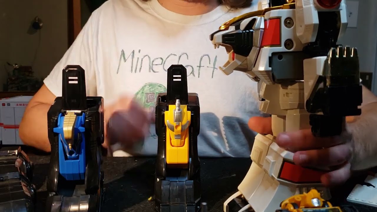 The best part is Kiba: MMPR: White Tiger Zord & Tiger Thunder Megazord: MMPRs2: Blind Builds 12