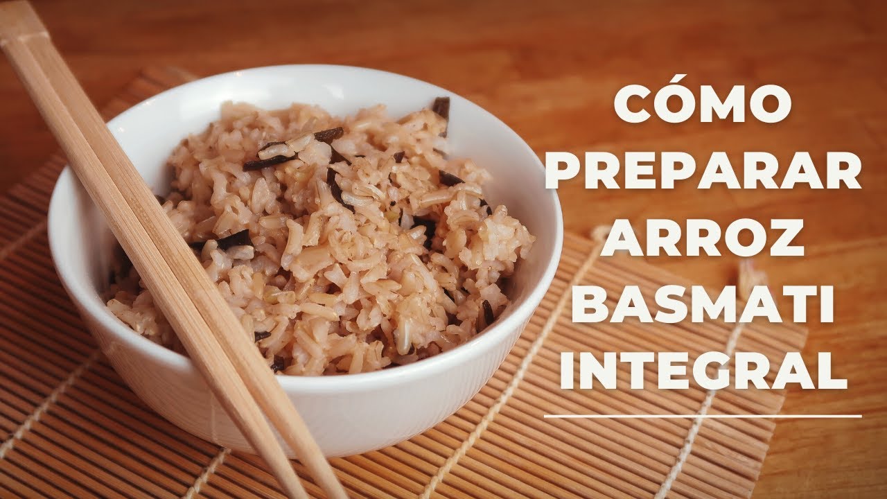 Cómo preparar arroz basmati integral