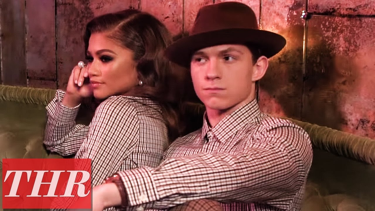 'Spider-Man: Homecoming' Stars Zendaya & Tom Holland on Their First Meeting | THR Cover Shoot
