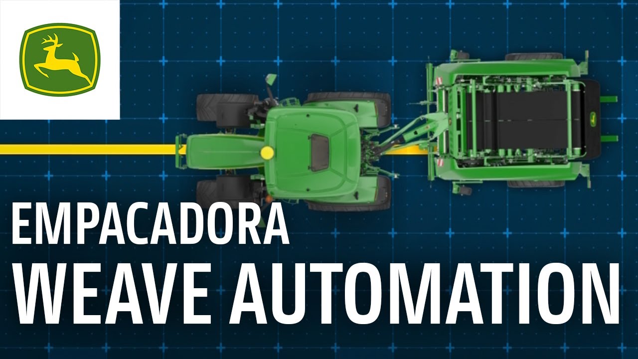 Empacadora John Deere con Weave Automation: Empacado más inteligente