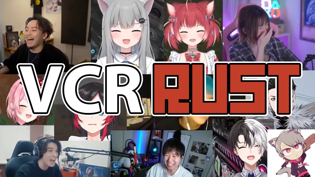 VCR RUST Funny Clips Compilation With English Subtitle