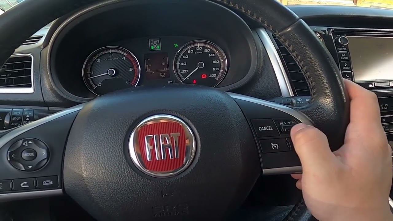 Comment activer ou désactiver le régulateur de vitesse sur Fiat Fullback (2016-2018)