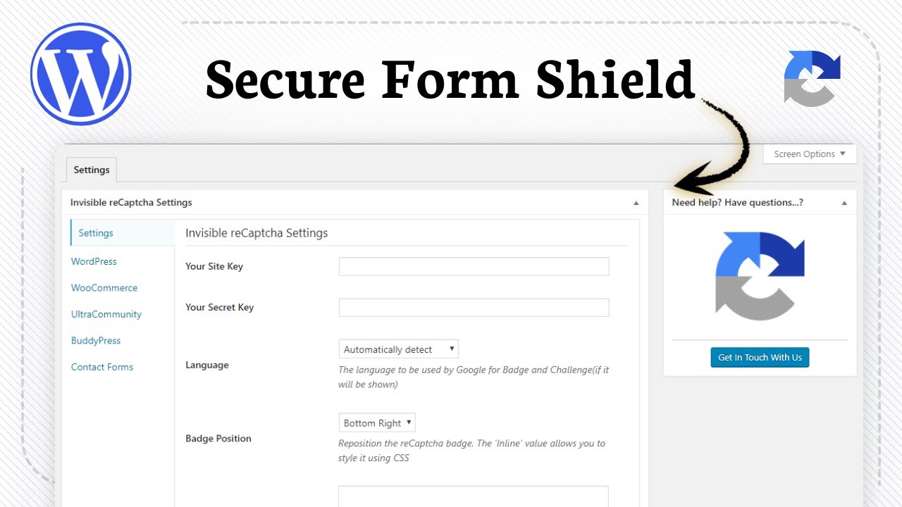 Как добавить Google CAPTCHA в WordPress (Access Guard)