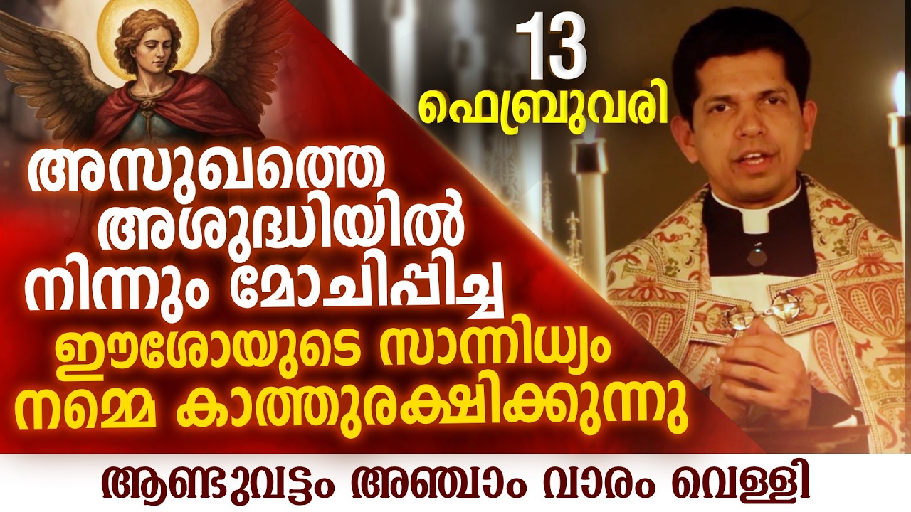 അസുഖത്തെ അശുദ്ധിയിൽ നിന്നും മോചിപ്പിക്കുന്ന ഈശോ | Feb 13 | Chaplet of St.Michael the Archangel