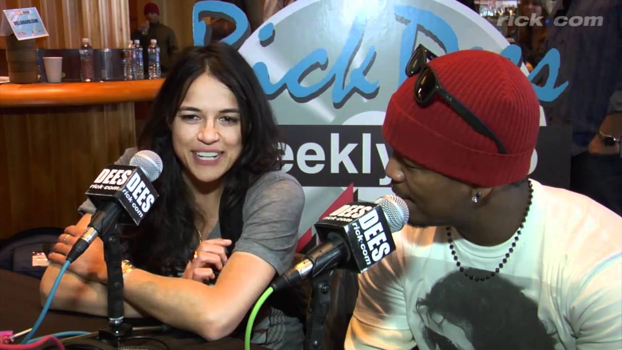 Michelle Rodriguez and Neyo (Battle LA/Los Angeles)