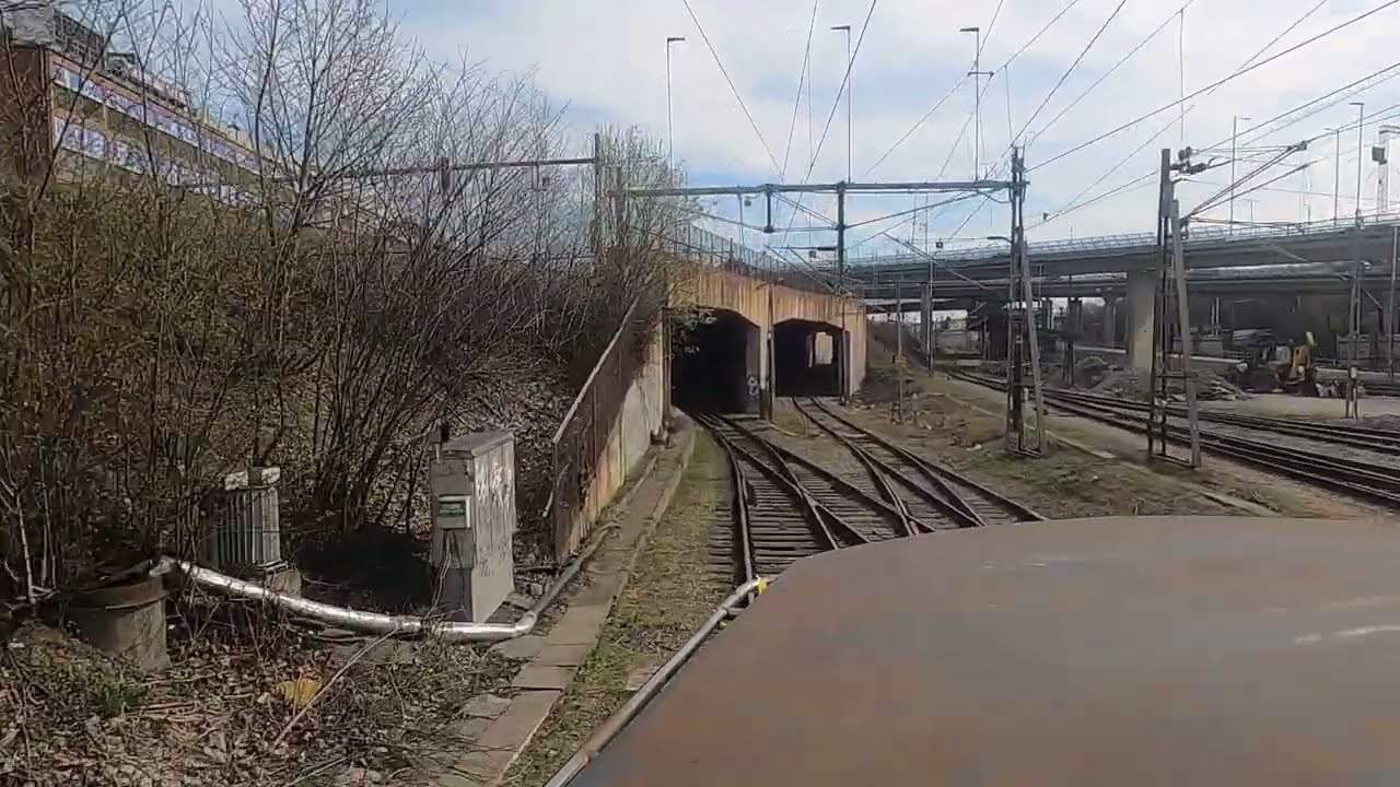 Hagalund-Värtan från förarplats / Cabinerit / Führerstandsmitfahrt