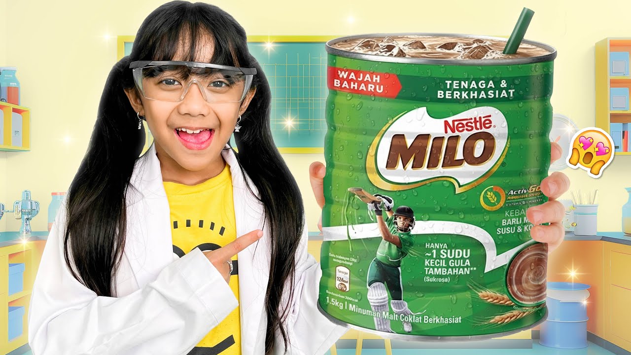 MILO JADI APA ❓ SAMANTHA EKSPERIMEN BIKIN MAKANAN DAN MINUMAN MILO ES JUMBO ‼️ KOMPILASI VIDEO