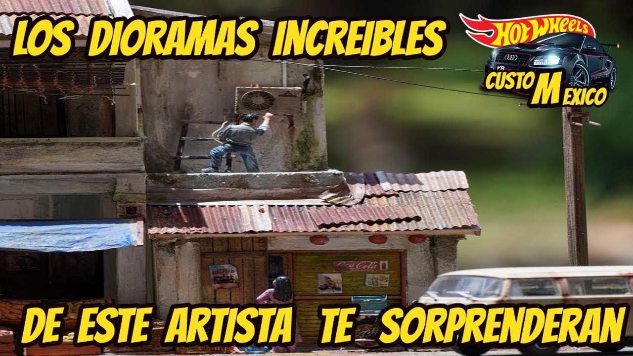 Los dioramas espectaculares de este artista te sorprenderán
