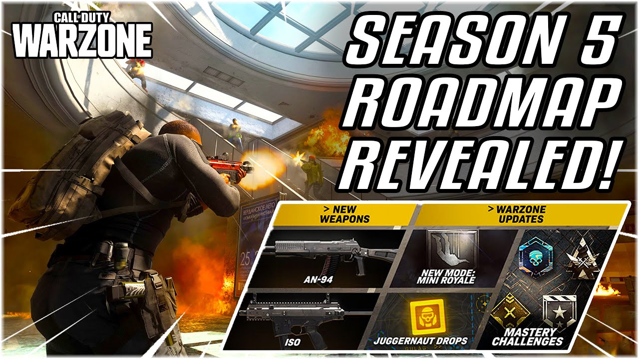 SEASON 5 ROADMAP REVEALED - Full Details For The NEXT SEASON! [Modern Warfare - Warzone]