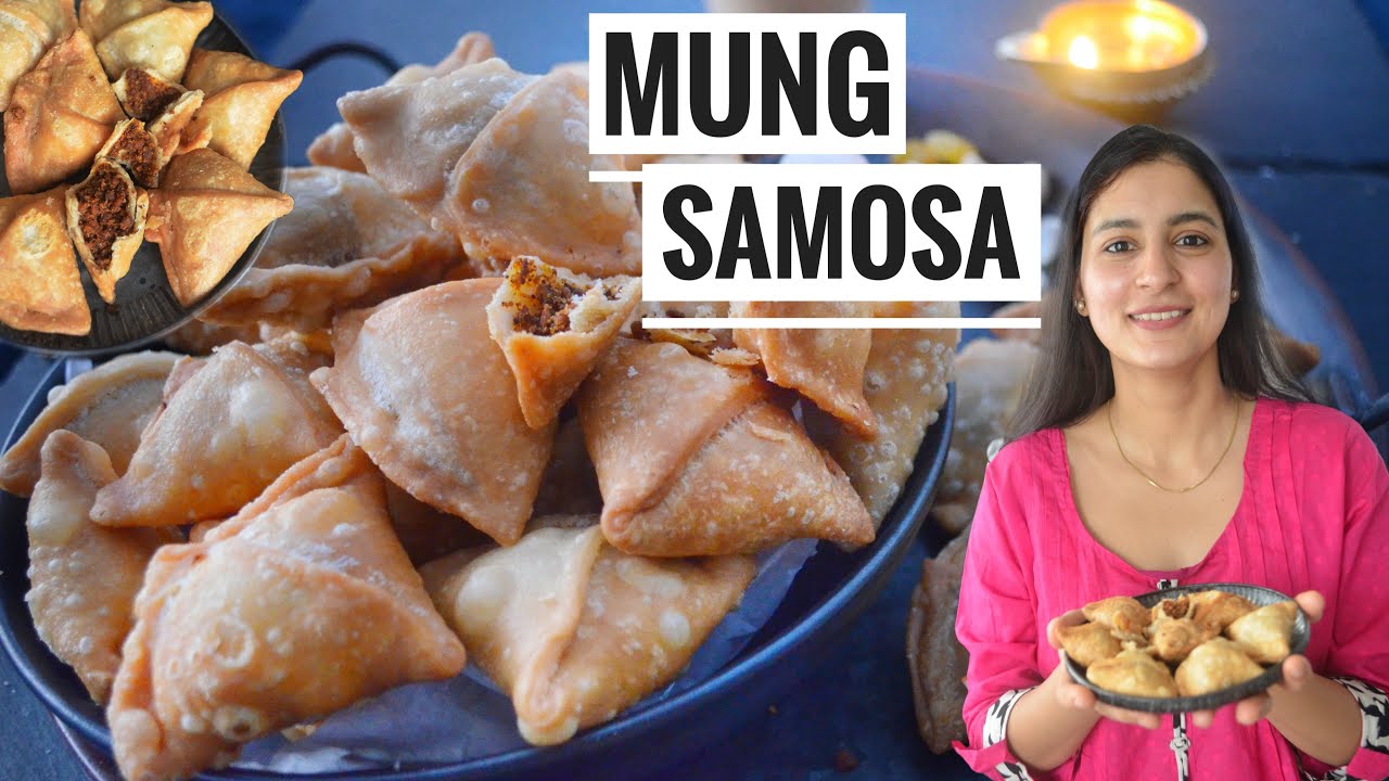 LINSEN SAMOSA - Mung Dal Teigtaschen - Snack Rezept - Mini Samosa - VEGAN  -Desi Küchen