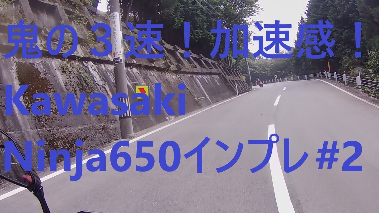 曲がる！ホント曲がる！　Kawasaki　Ninja650インプレッション#２　高速性能・ワインディング【モトブログ】