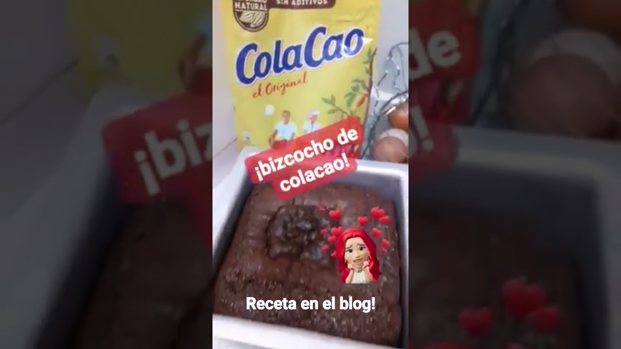 #bizcocho casero de #colacao 😋😋😋 #shorts