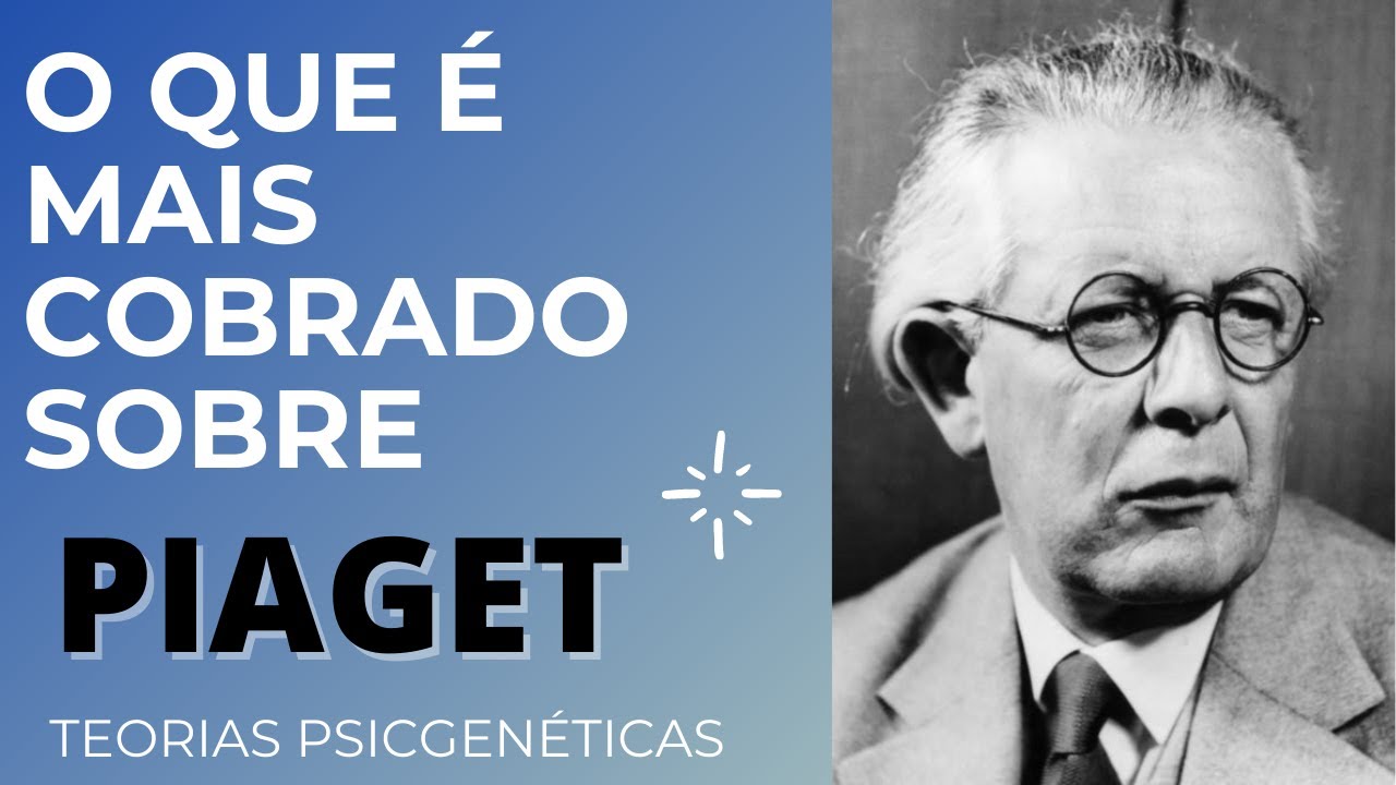 TUDO SOBRE PIAGET - Não erre mais as questões sobre TEORIAS PSICOGENÉTICAS