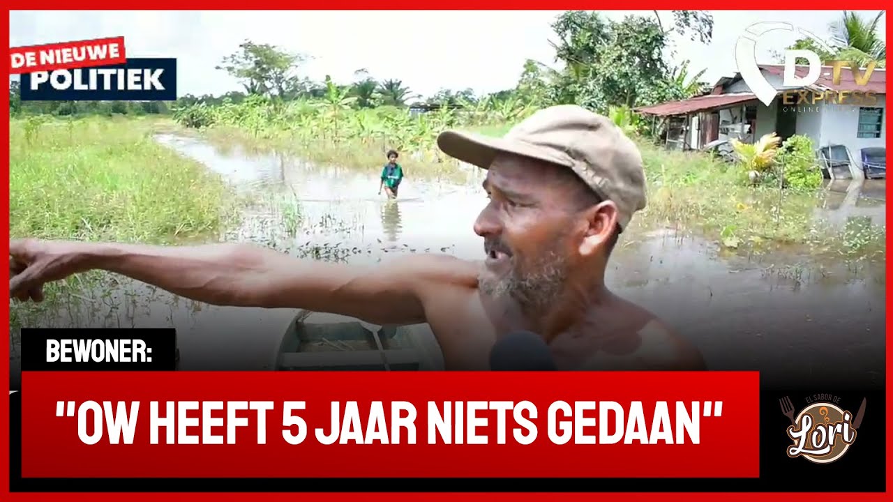 🚀 De Nieuwe Politiek LIVE • Verschrikkelijke situatie Reeberg: Huizen onder water (Suriname)