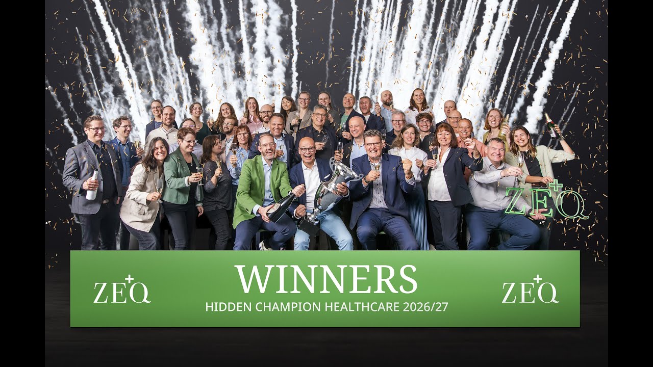 Hidden Champion 2026/27: ZEQ verteidigt Spitzenposition im Healthcare-Sektor!