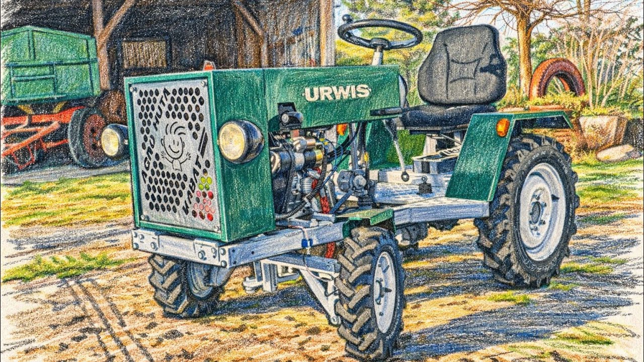 Kolejny fant do URWISA - TRAKTOREK jak z fabryki