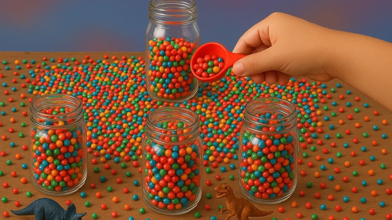 Colorful Beads Reverse Flow | Relaxing Visuals and Gentle ASMR Sounds for Peaceful Moments
