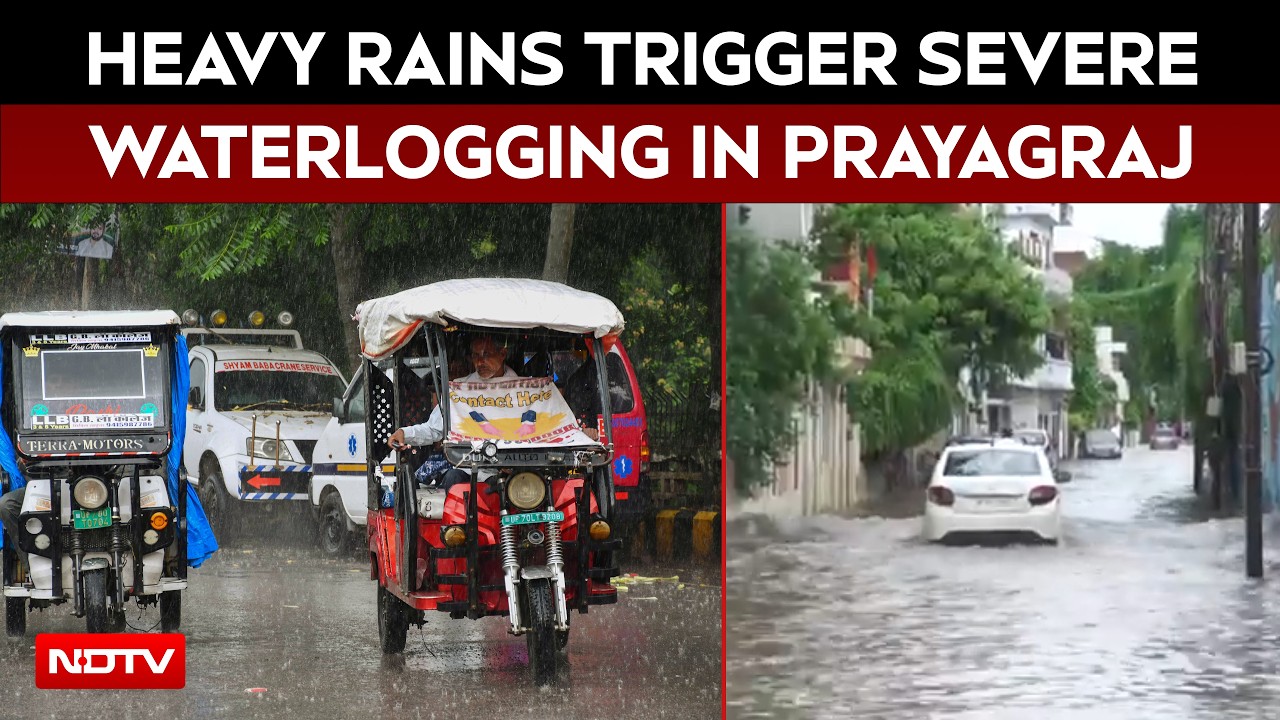 Uttar Pradesh News | Heavy Rains Trigger Severe Waterlogging In Prayagraj, Homes Submerged