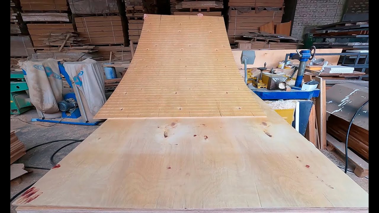 How to bend plywood