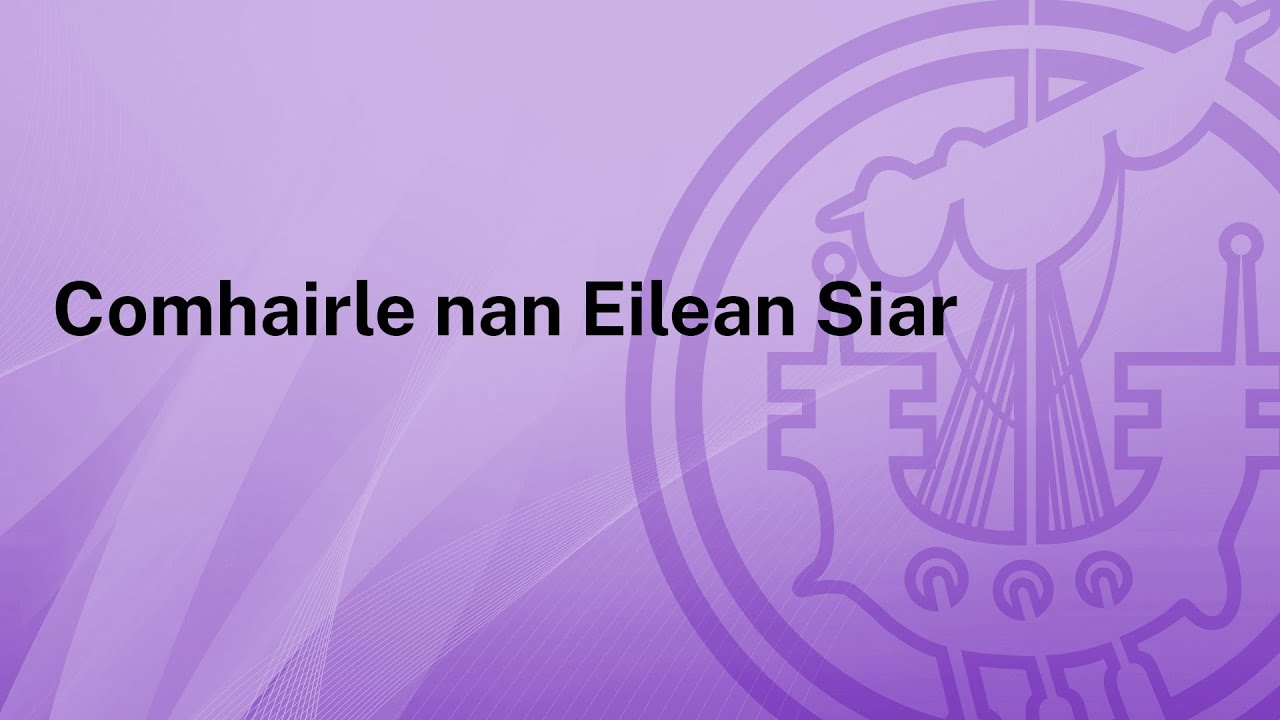 Comhairle nan Eilean Siar (Special Meeting) - 19 November 2025