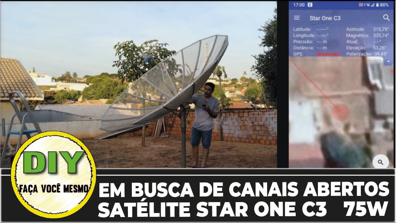 BUSCA DE CANAIS ABERTOS * FTA *  SATÉLITE STAR ONE C3  BANDA C * MAIS DE 40 CANAIS LIVRES *