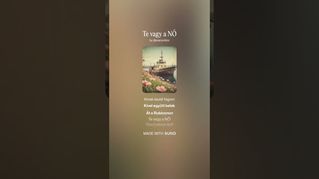 Te vagy a NŐ (1) (megzen&eacute;s&iacute;tett vers)  AVI TV
