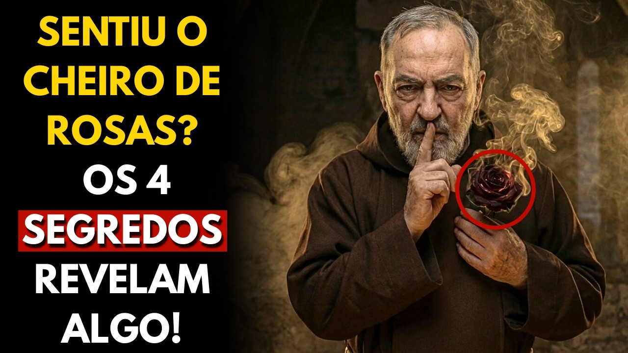 PADRE PIO | 4 SEGREDOS POR TRÁS DO CHEIRO DE ROSAS QUE NINGUÉM SABE (LITERALMENTE)