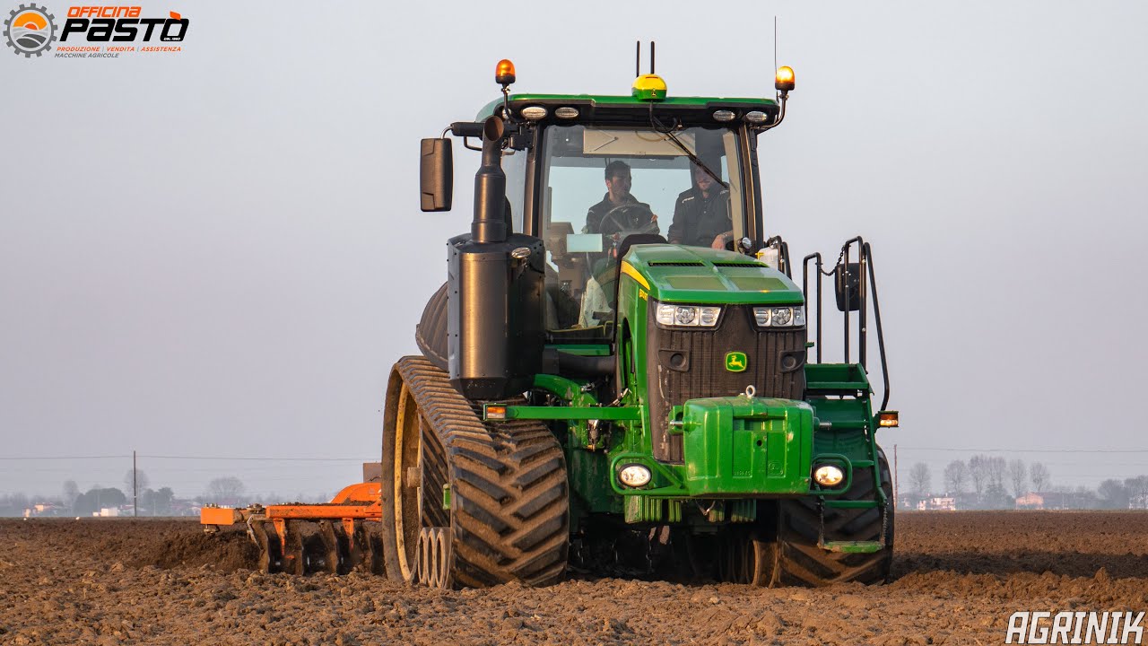 John Deere 8370RT + Coltivatore Combinato Pastò | Agromeccanica Gobbo