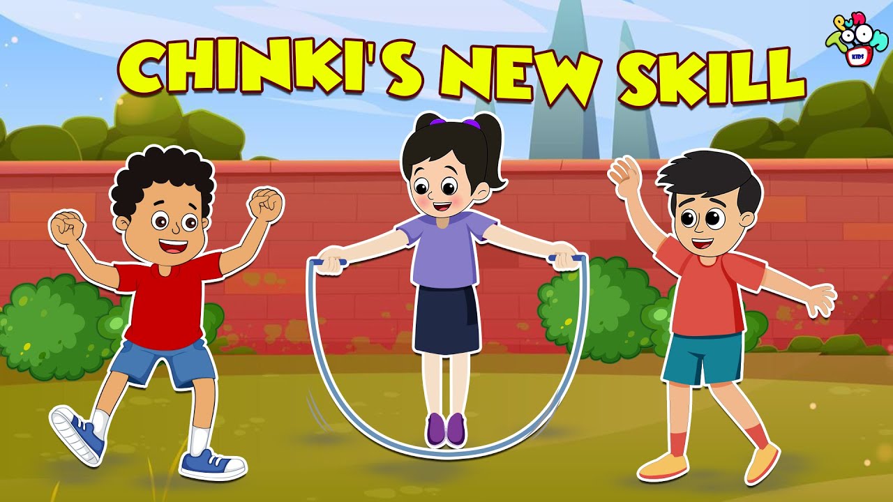 Chinki's New Skill | Skipping Classes | Telugu Kathalu | Kids Animation Story | Puntoon Kids