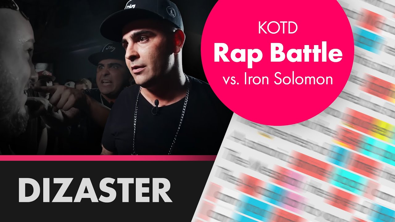 DIZASTER's round vs. Iron Solomon - Lyrics, Rhymes Highlighted (503)