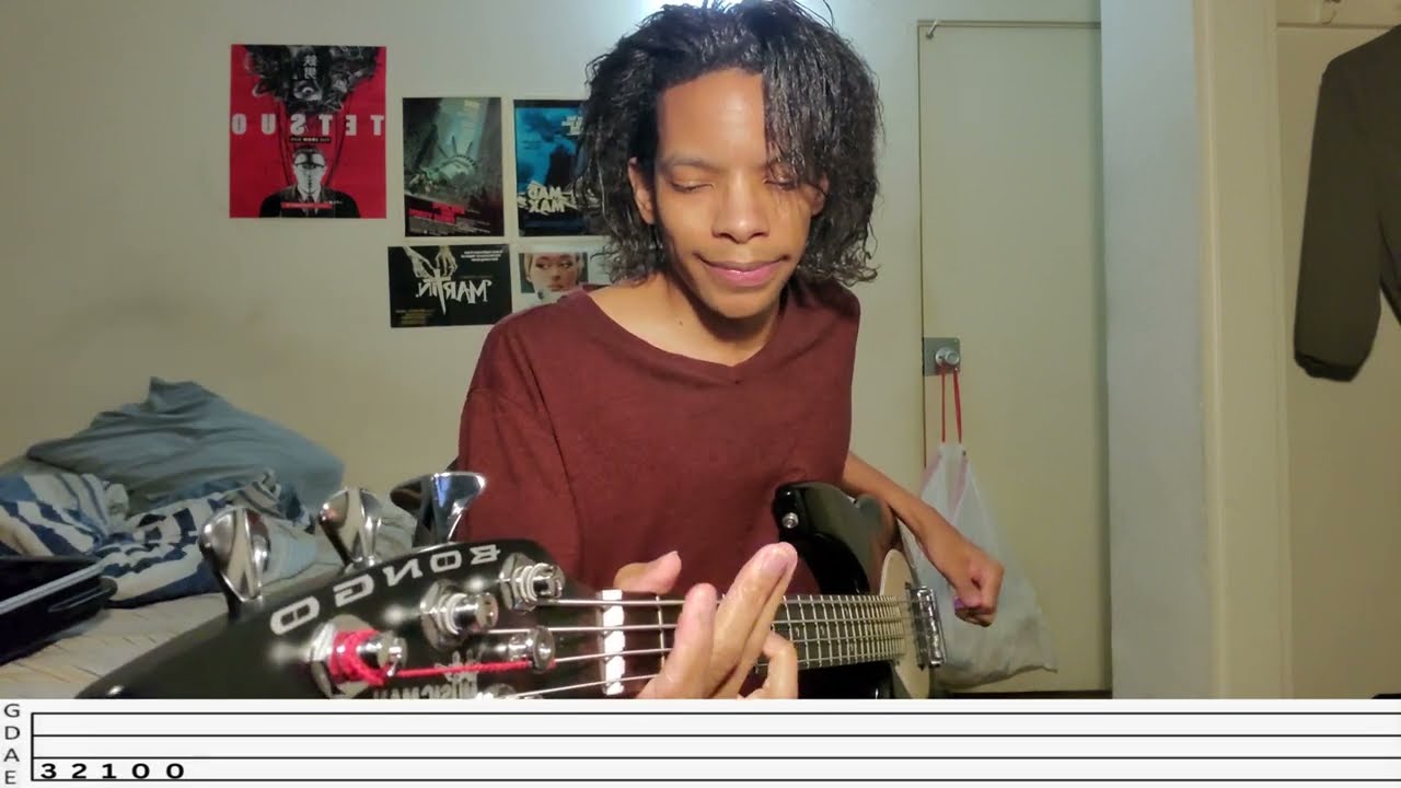Bauhaus - Stigmata Martyr (BASS COVER)#2 #basstab