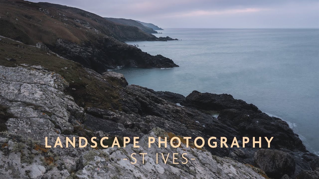 Photographing the stunning coast line of St Ives