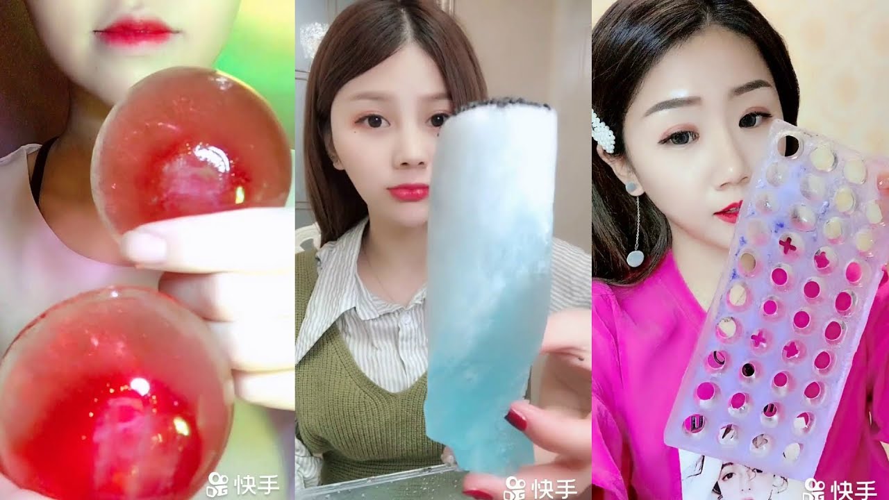 Buz Yemek Videoları - #163 ASMR (İce Eating)